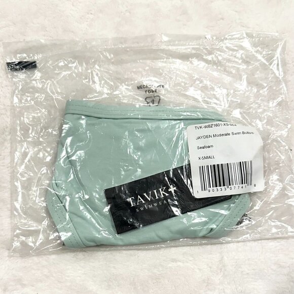 NWT Tavik Jayden Moderate Swim Bottom in Seafoam - Extra Small - Picture 4 of 9